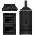 4-Piece Black Stainless Steel Appliance Package Q23048