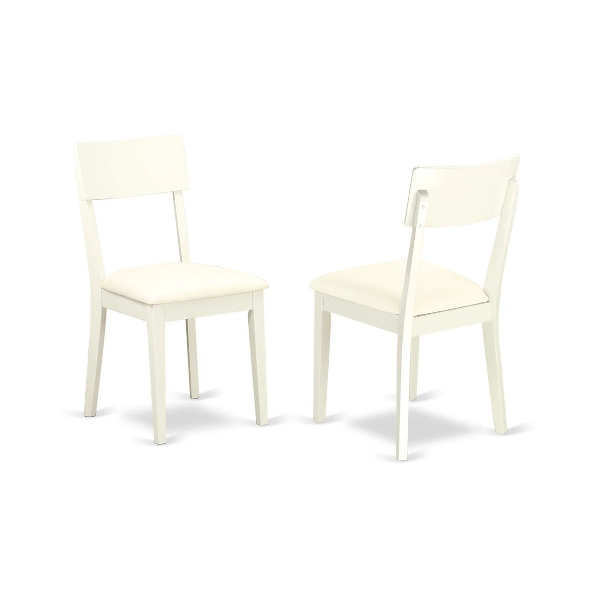 9 Pc Kitchen Table And Chair Set Linen White B39178
