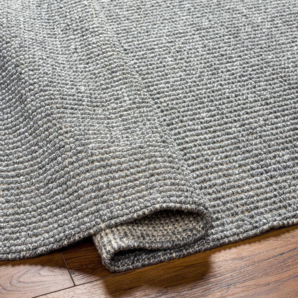 Gray Black 5' X 7'6" Area Rug Z5520