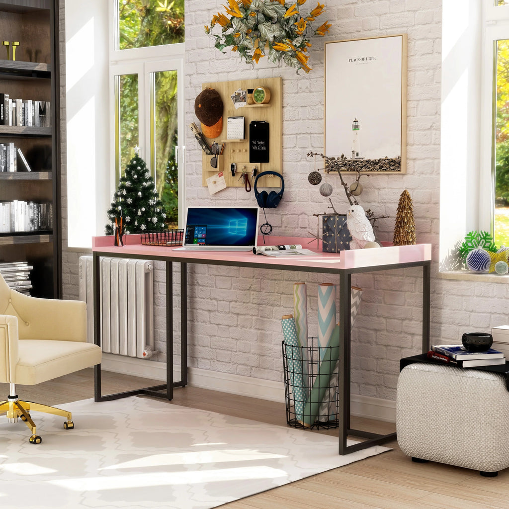 59-inch Metal Computer Desk with USBs A3877