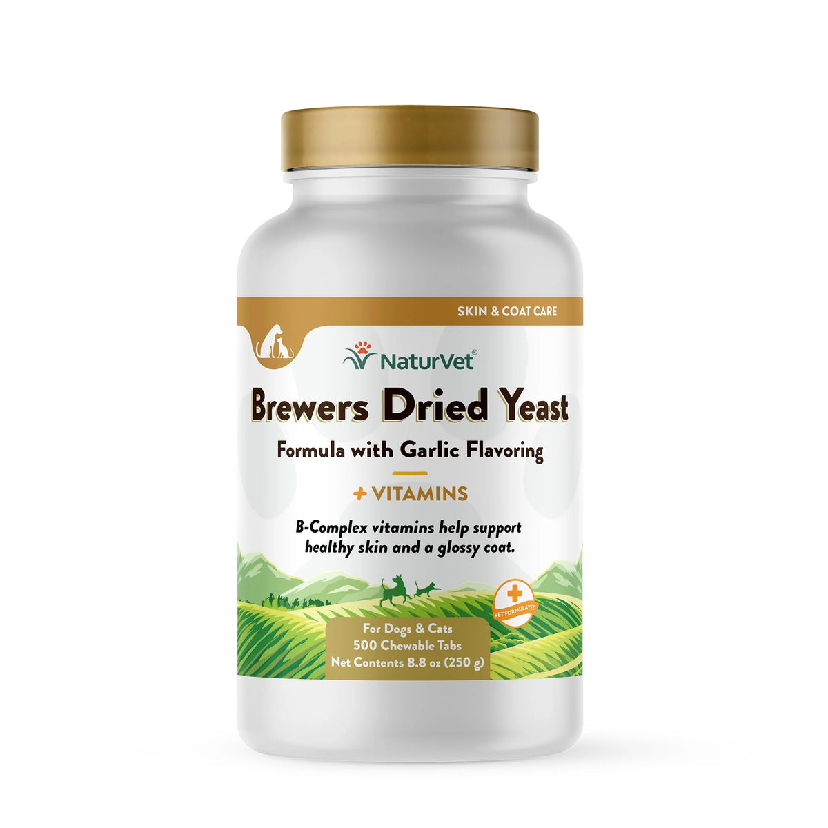 Dried Yeast Formula with Garlic Flavoring Plus Vitamins 500 Tablets B889714