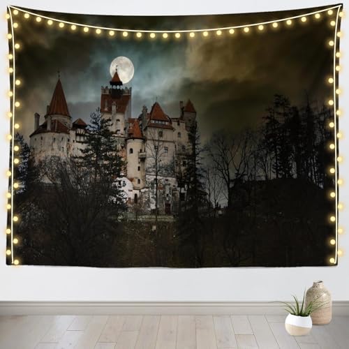 Halloween Tapestry Wall Hanging 78''Wx117''L I125