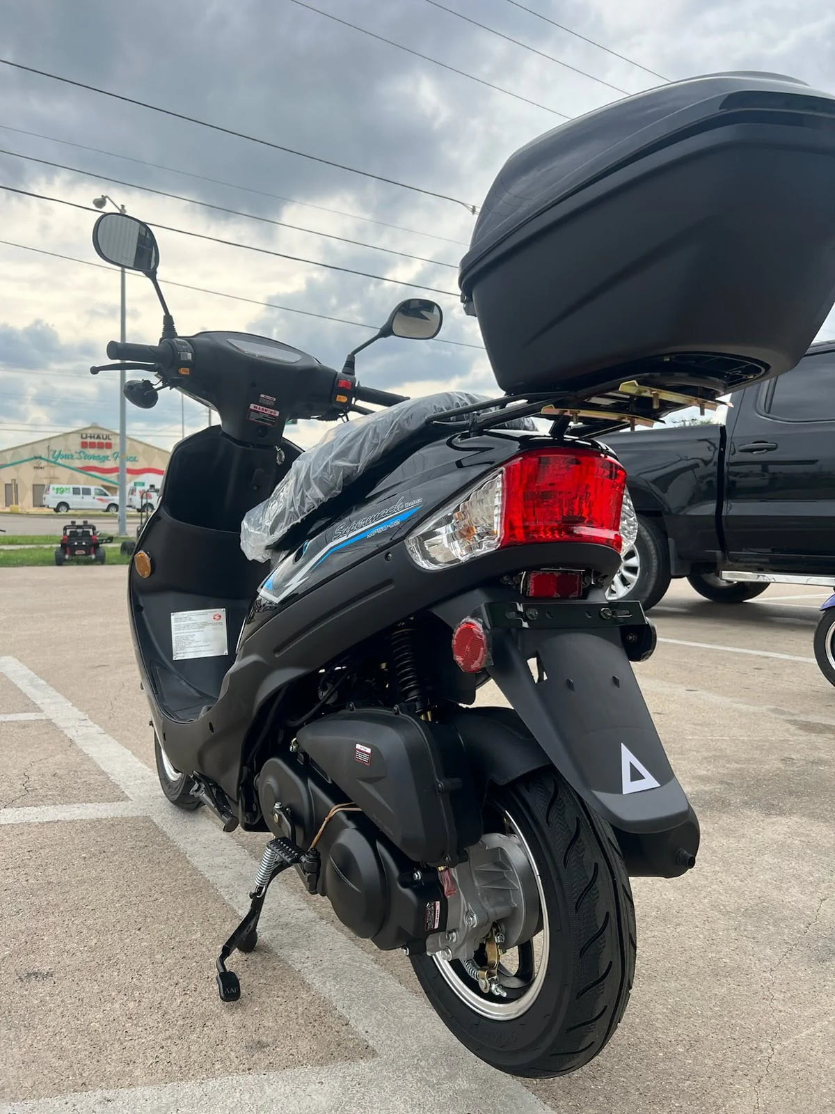 49cc Gas Fully Automatic Scooter Moped with Trunk E6928