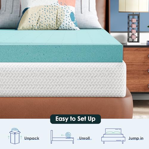 5 Inch Gel Memory Foam Medium-Firm Mattress Full Y19303