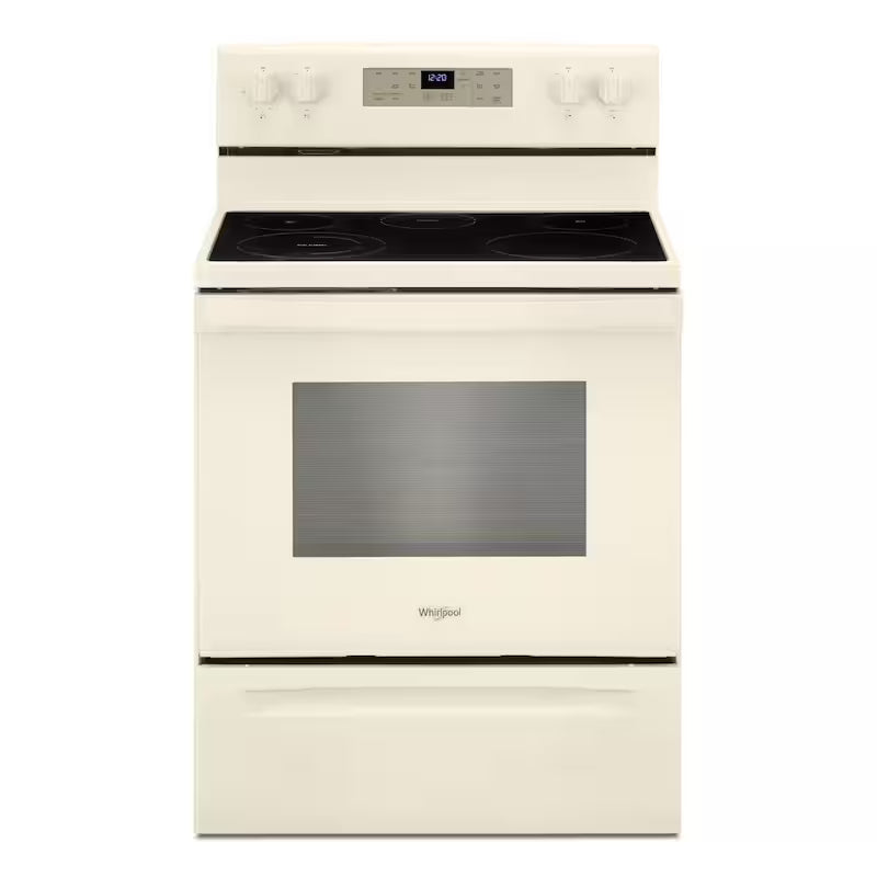 30 in. 5.3 cu. ft. Electric Range with 5-Elements in Biscuit S662191