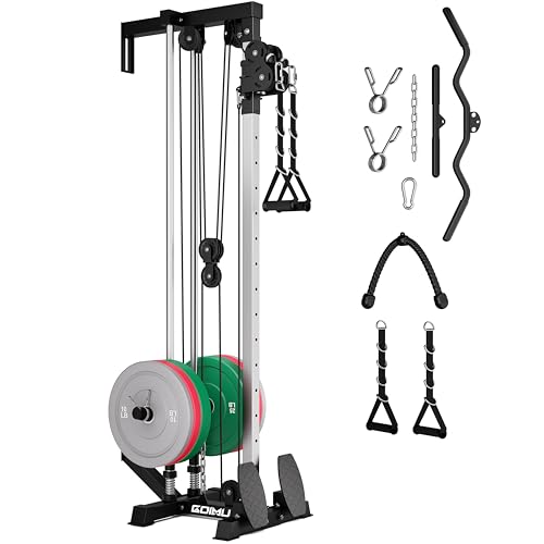 Wall Mount Cable Crossover Machine with 17 Positions Y5952
