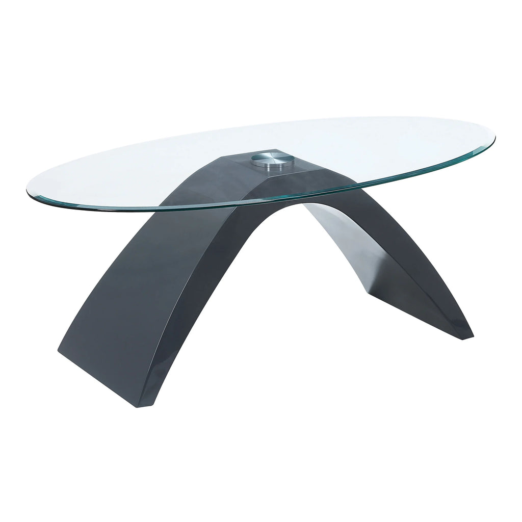 Glass Top 2-Piece Coffee Table Set J1883