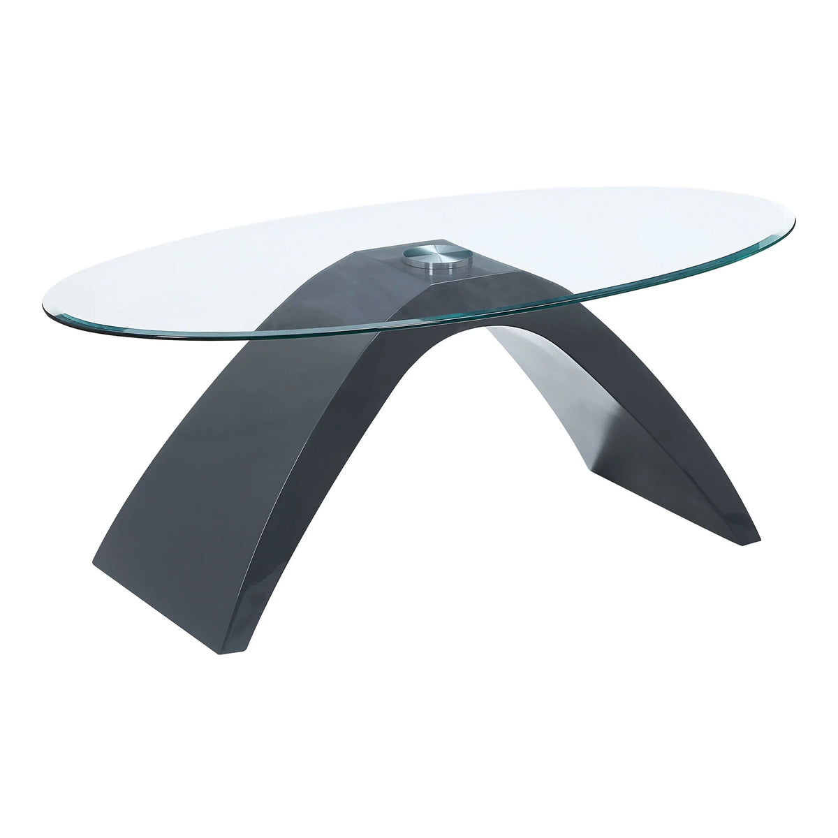 Glass Top 2-Piece Coffee Table Set J1883