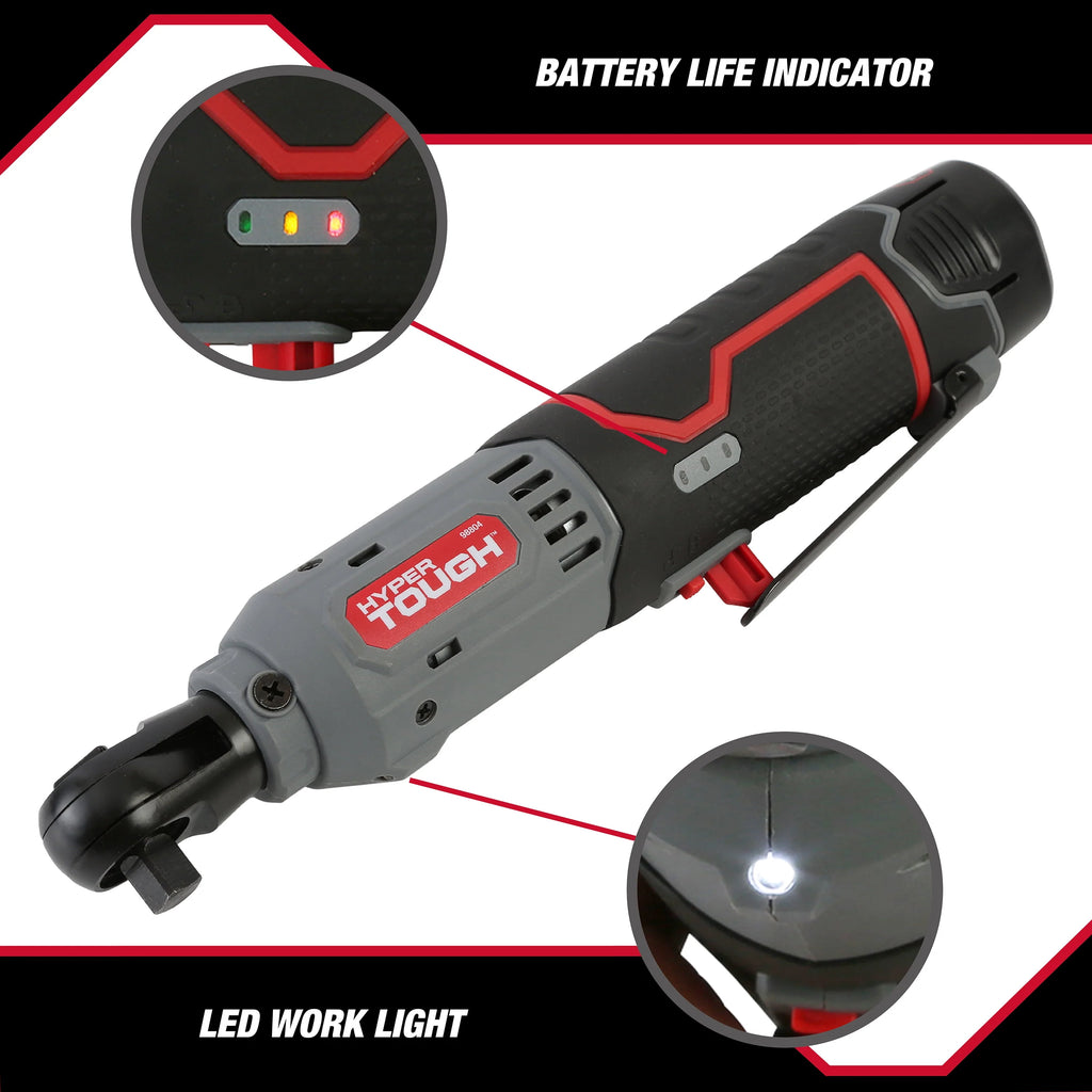 12V Max Lithium-Ion Cordless 3/8-Inch Ratchet with Battery and Charger P2197