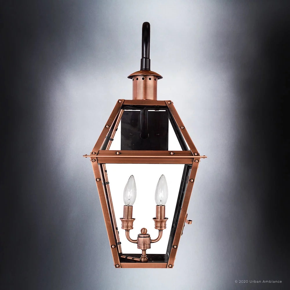 Outdoor Wall Sconce with Clear Glass C591635
