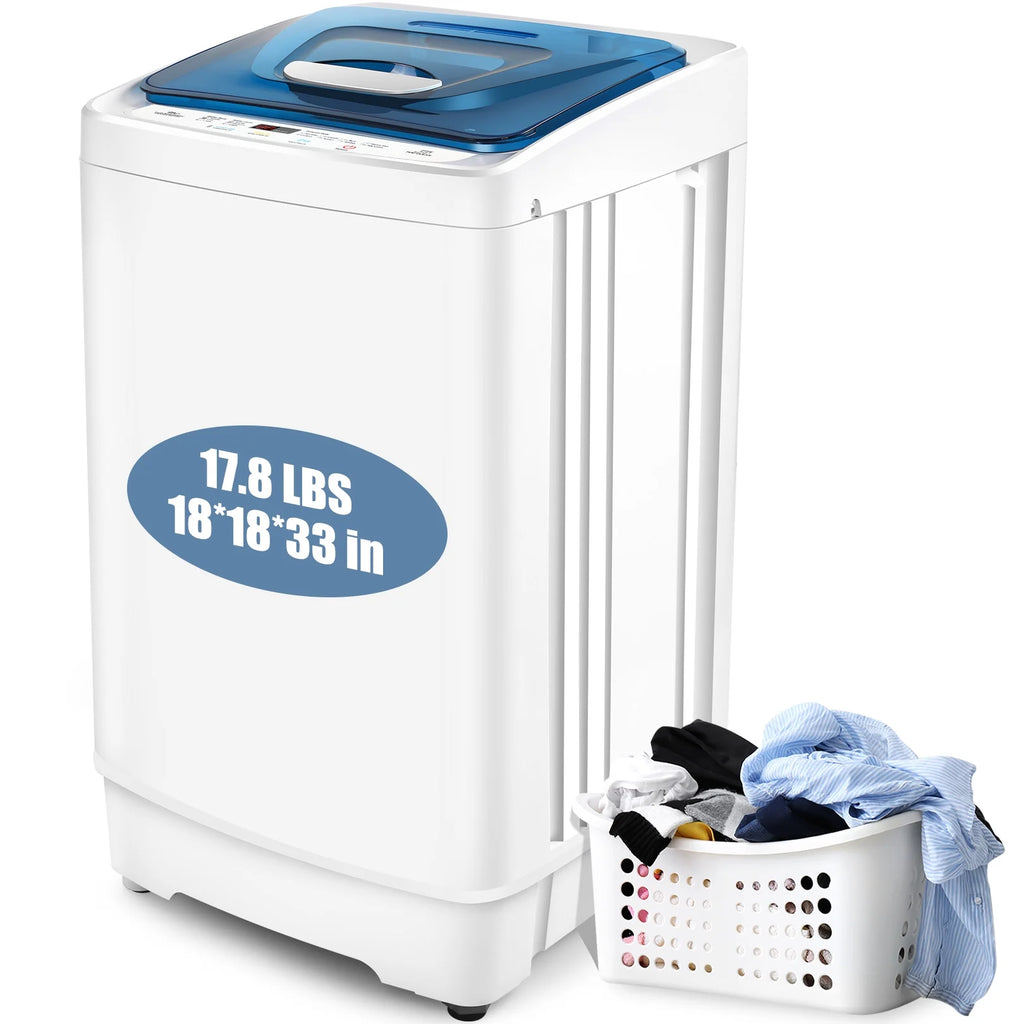 17.8lb Portable Washer and Dryer Combo with LED Display F9443