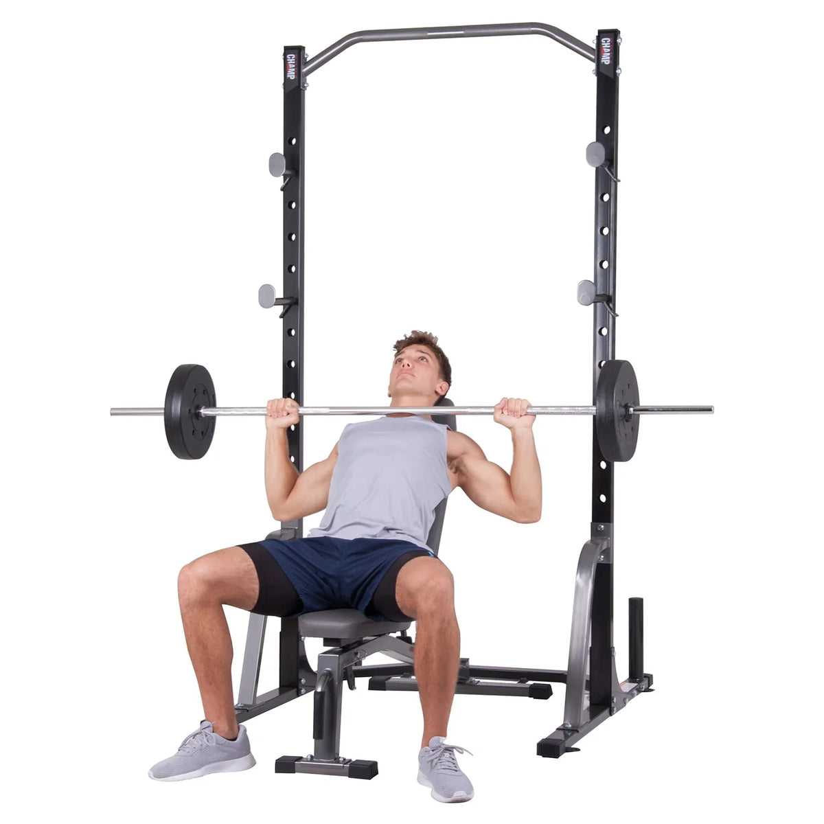 2-Pc Bench & Weight Rack W745