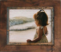 Knotty Alder And Reclaimed Barn Wood Picture Frame (4X6) H152
