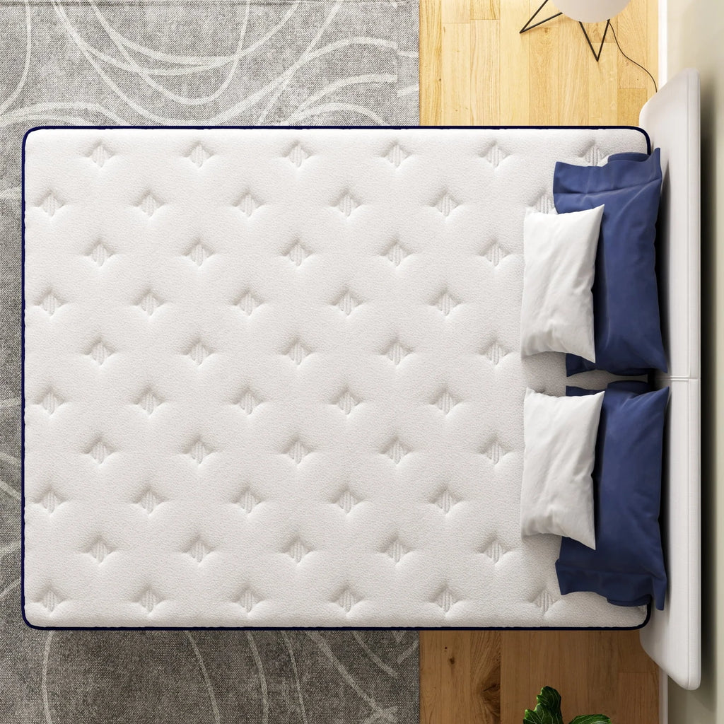 Queen 10 Inch Hybrid Memory Foam Mattress H4296