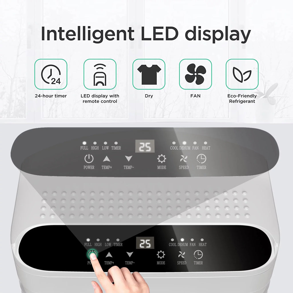 5500 BTU 3-in-1 Portable Air Conditioner & Dehumidifier U1372