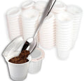 48 Count White Single Serve Pods P563