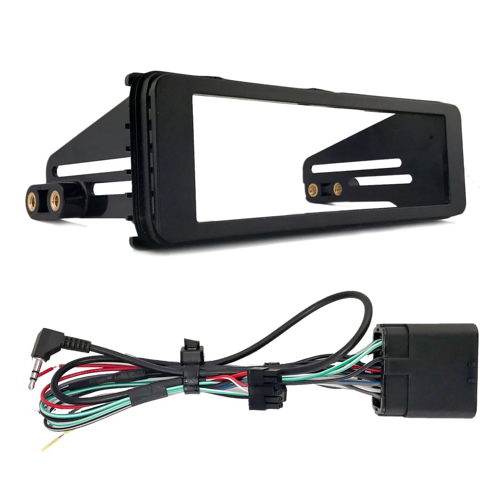Single DIN Bluetooth CD Receiver with 6.5 Speakers and Install Kit O6630