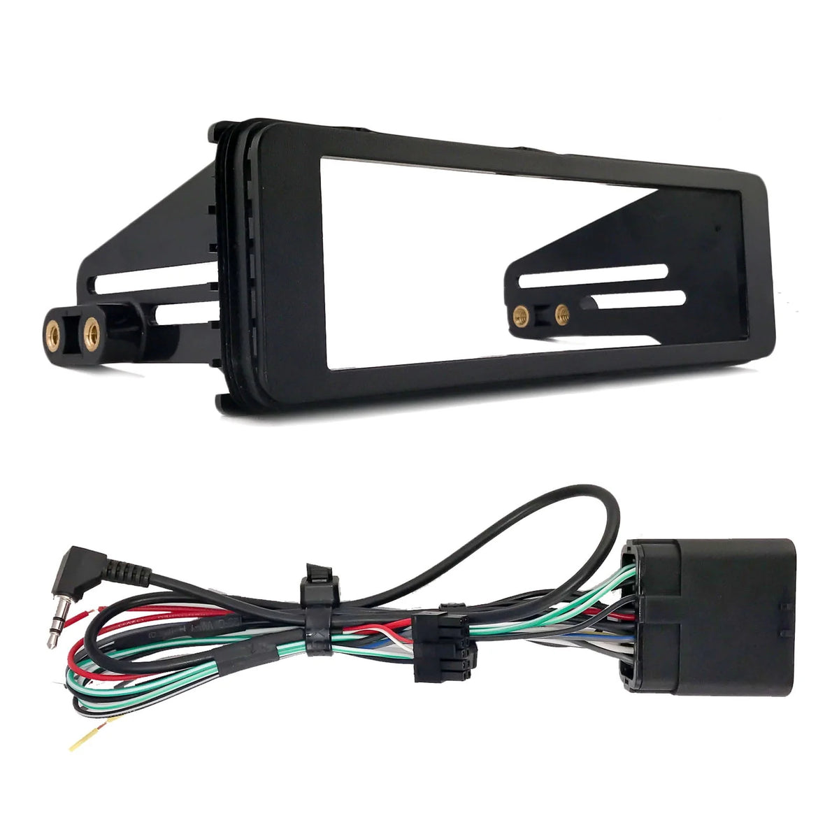 Single DIN Bluetooth CD Receiver with 6.5 Speakers and Install Kit O6630