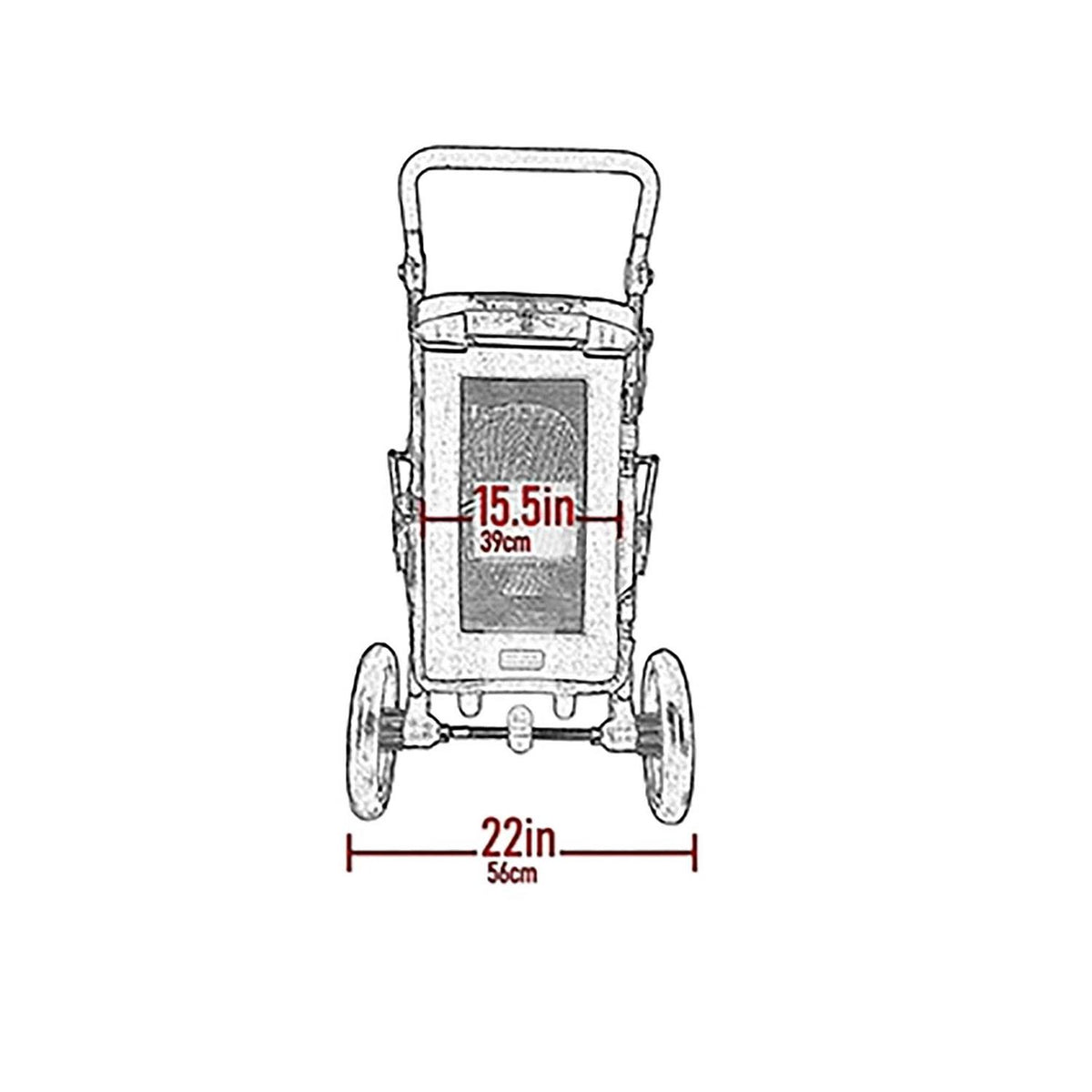 No-Zip Pet Stroller H618