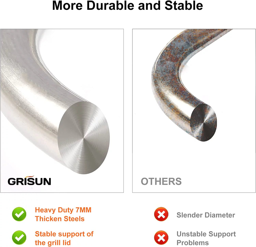 Slide a Side Lid Holder for Charcoal Kettle Grills S19057