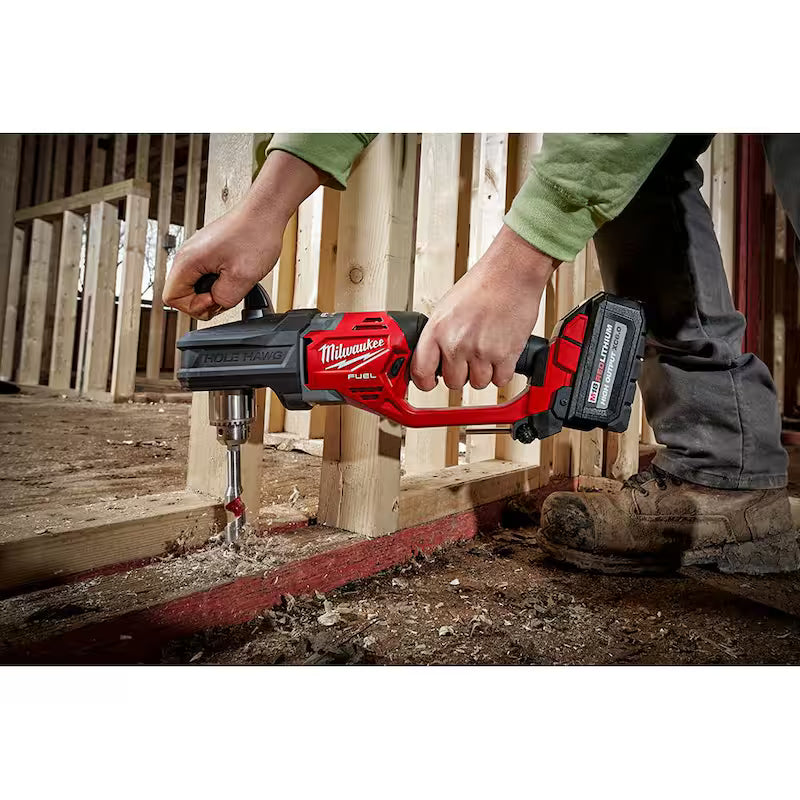 18-Volt Lithium-Ion Brushless Cordless 1/2 in. Right Angle Drill X676140