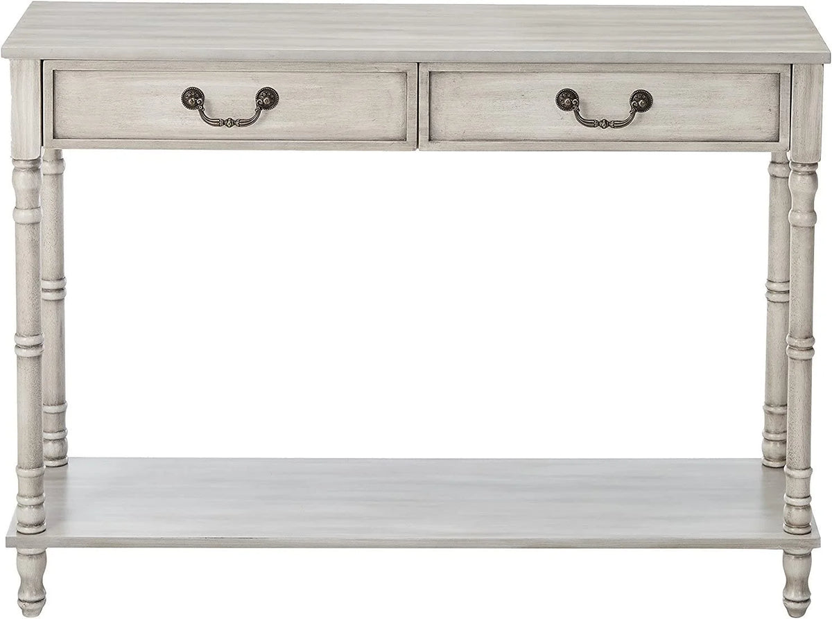 2 Drawer Wooden Console Sofa Table A560
