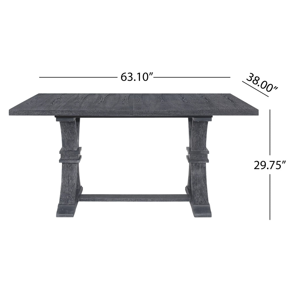 7-Piece Expandable Wood Dining Set W2214