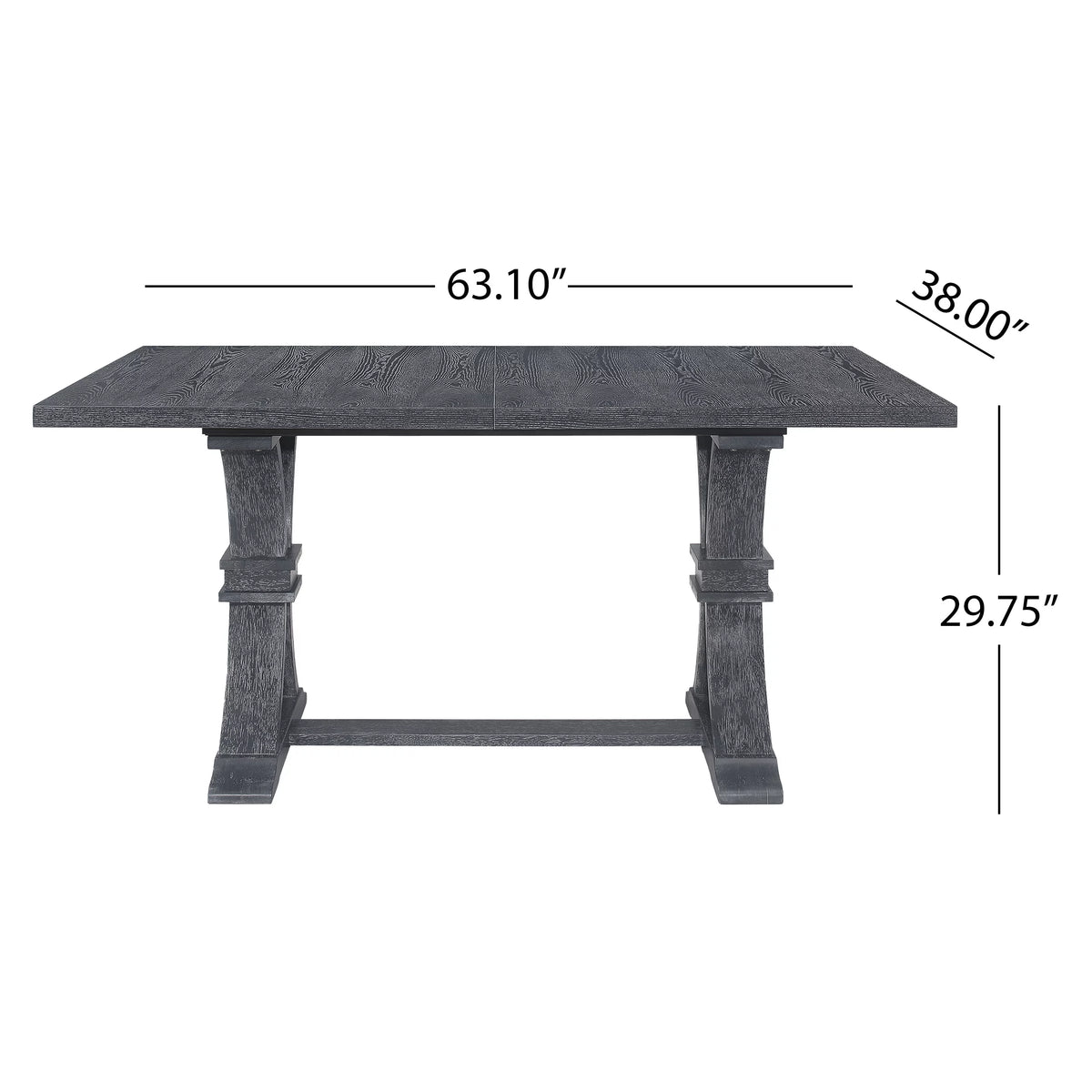 7-Piece Expandable Wood Dining Set W2214