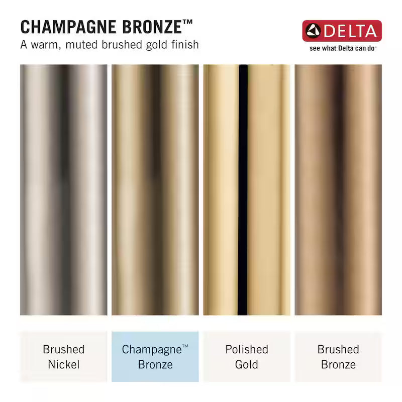 Single-Handle 4-Spray Tub and Shower Faucet in Champagne Bronze J668130
