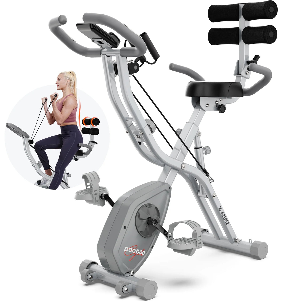 Foldable Magnetic Exercise Bike P17523