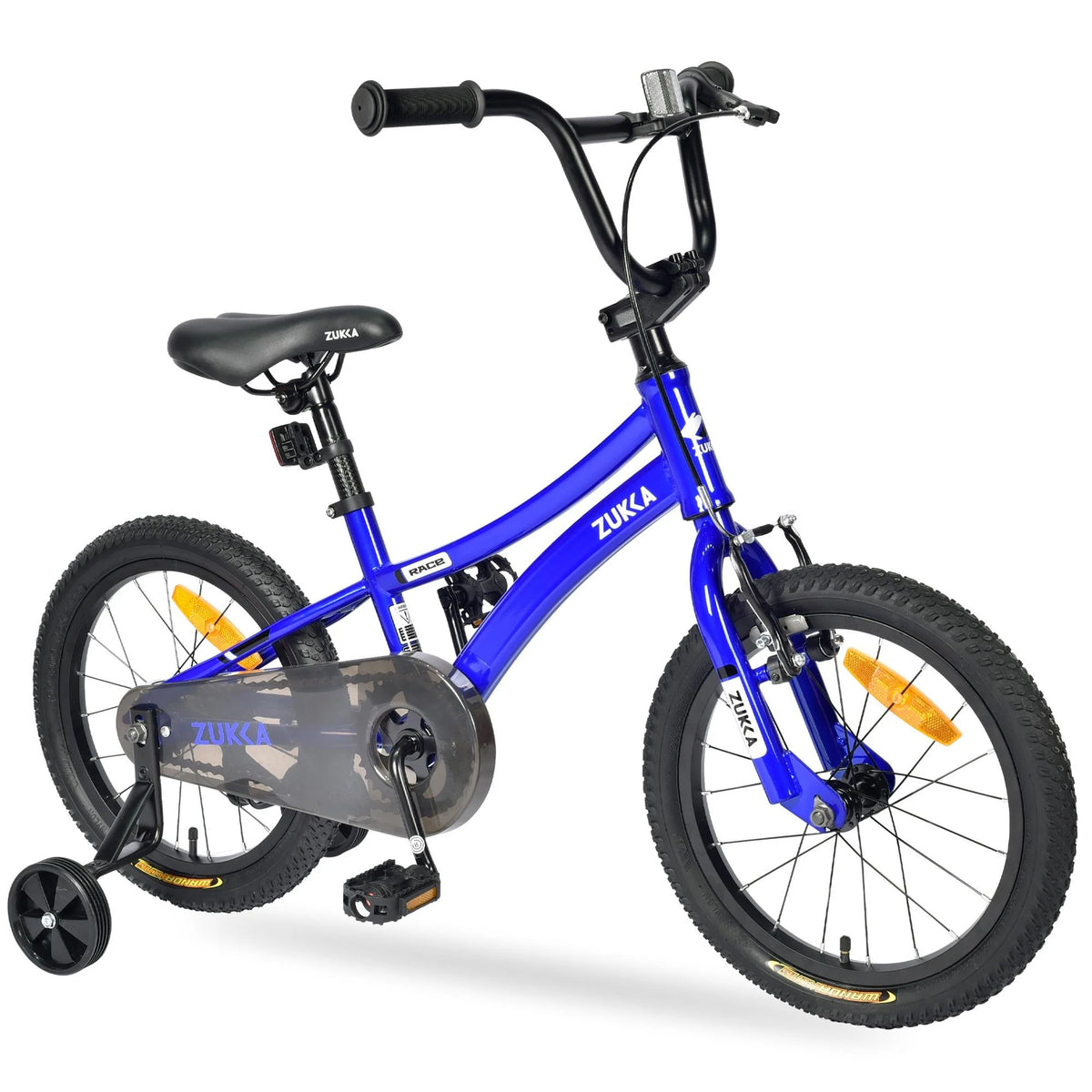 Blue 16 Kids Bike with Auxiliary Wheel V908876