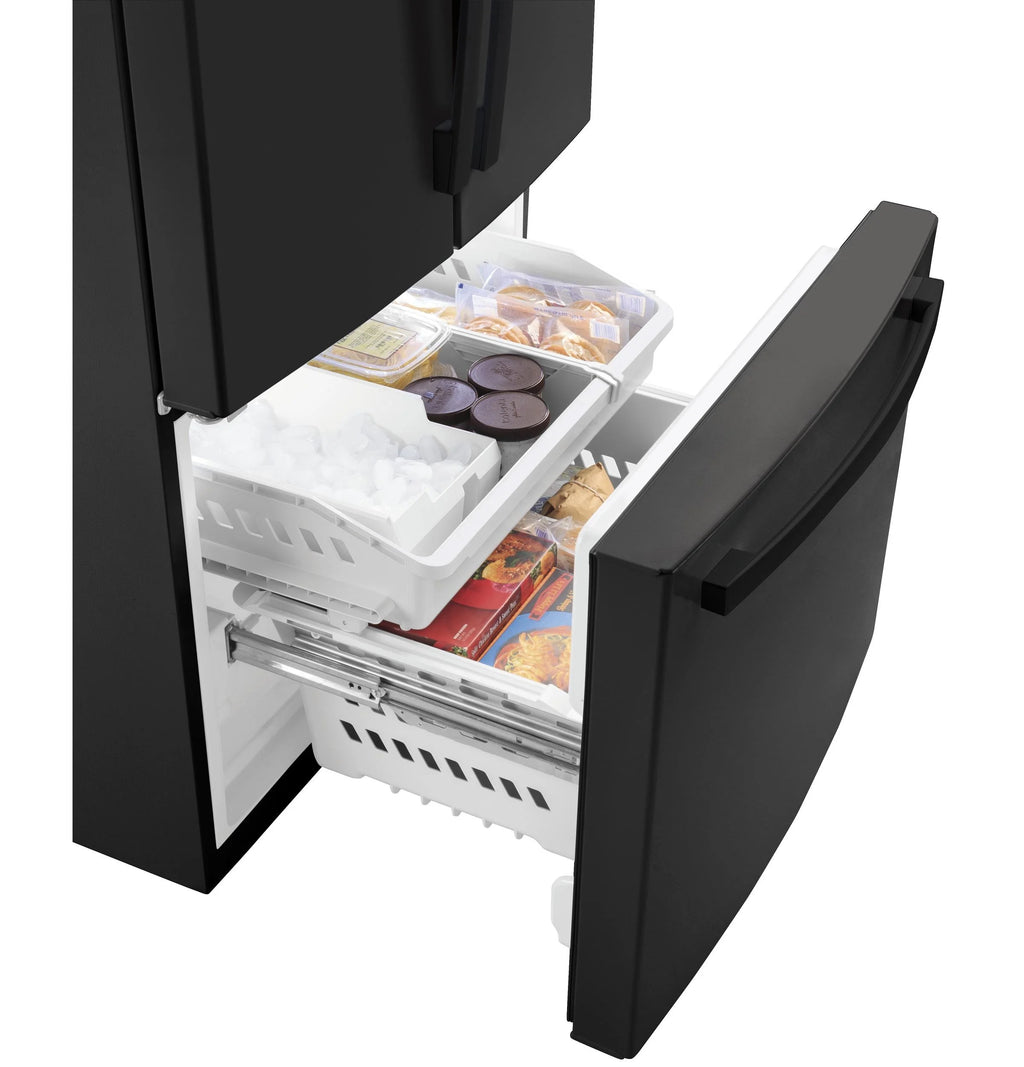 33 Inch French Door Refrigerator Black A359