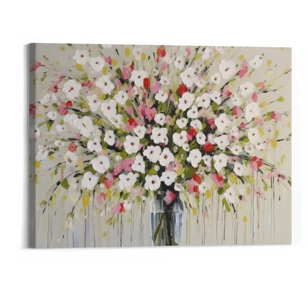 20x16 Inch Hand-painted Floral Oil Painting Wall Art W45476