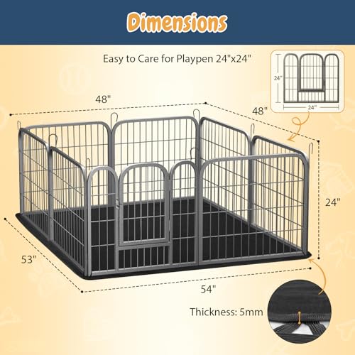 Metal Dog Playpen 8 Panels B718