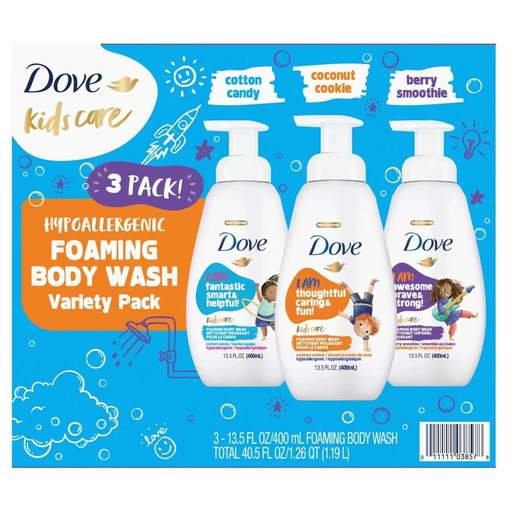 Foaming Body Wash Variety Pack 13.5 Fluid Ounce Pack of 3 Q509606