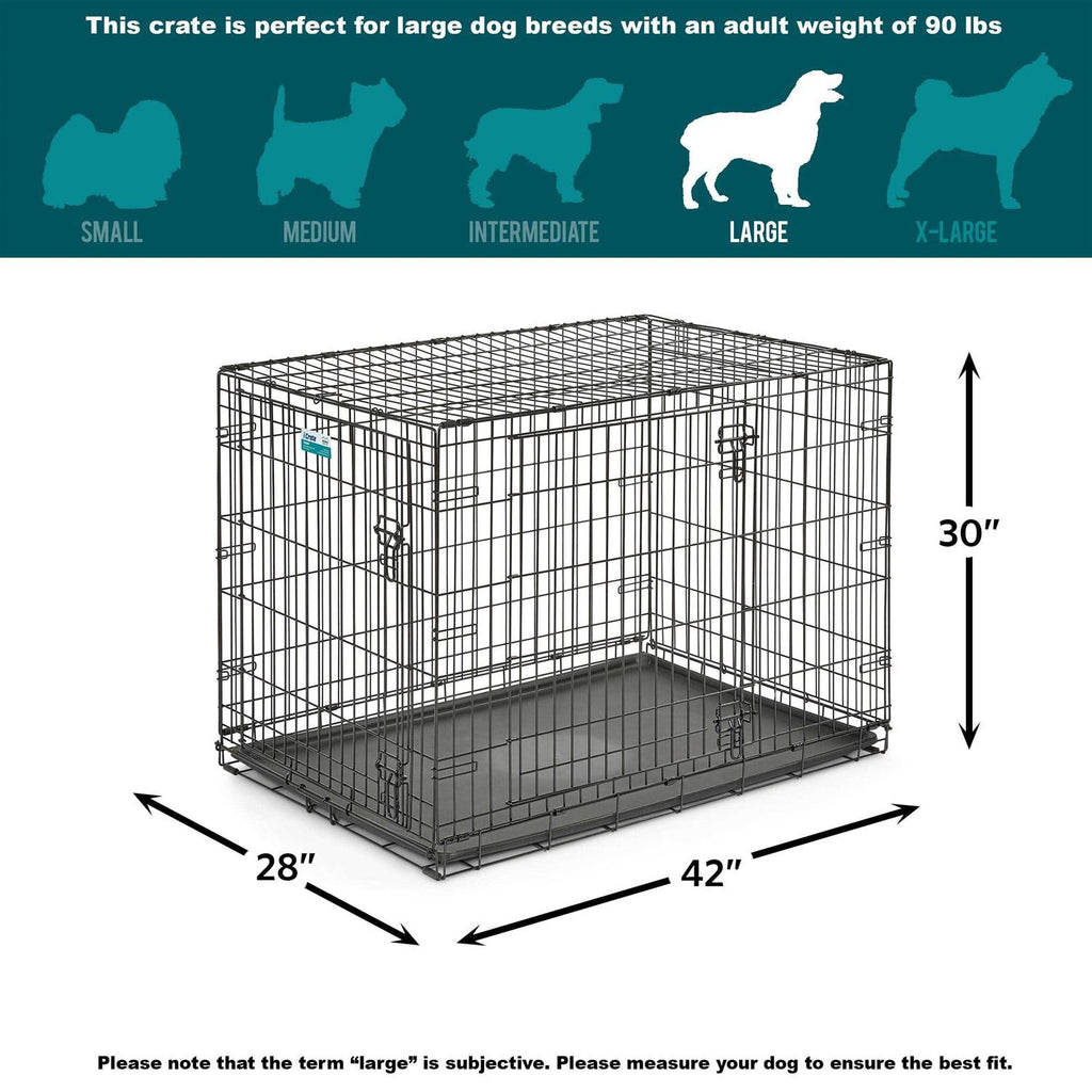 Double Door Dog Crate W80314