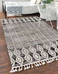 9' x 12' Charcoal Rug G9463