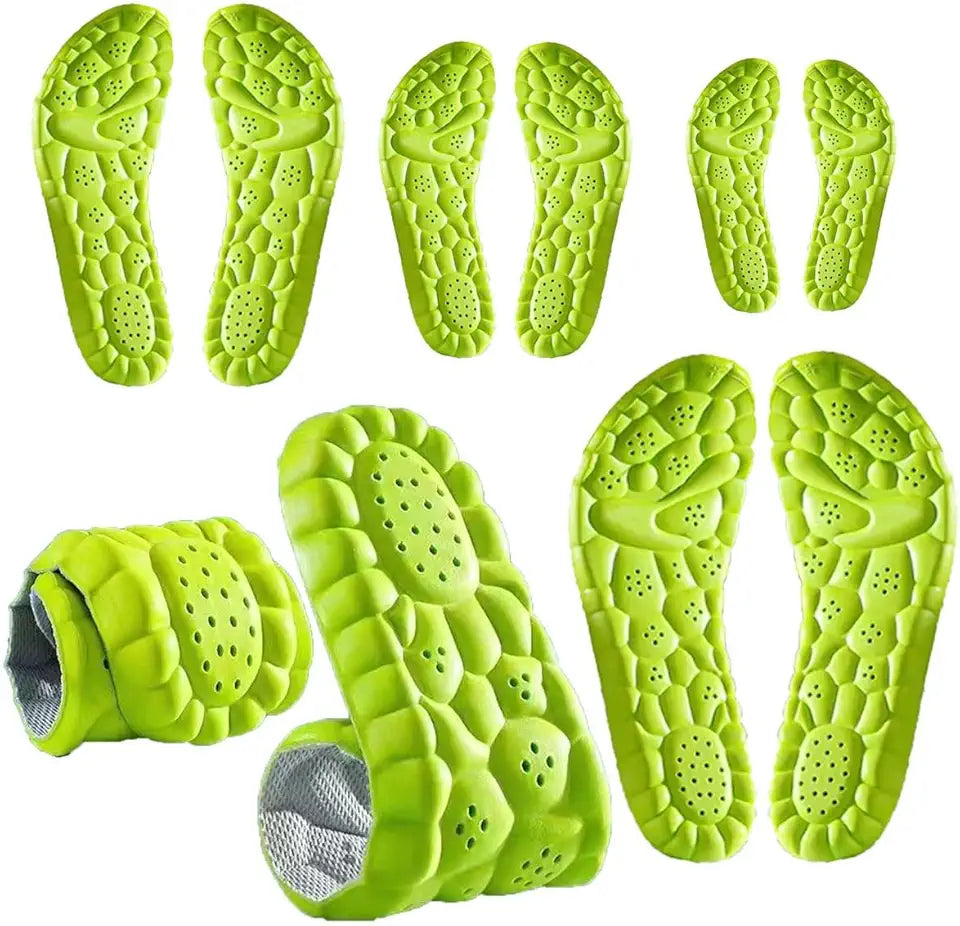 10Pcs Foam Insoles Set of Five Pairs, Size 6 to 12 U12431