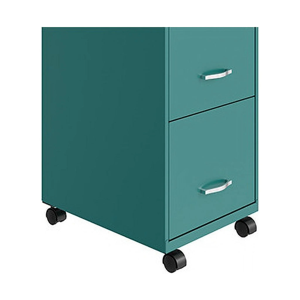 18" Deep 3 Drawer Black Metal File Cabinet T988