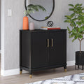 Black 2-Door Accent Cabinet J72613