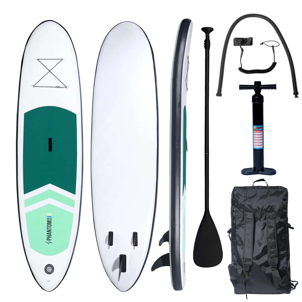 Inflatable Stand Up Paddle Board with Non-Slip Deck, Leash, Paddle and Pump C540
