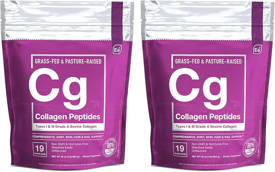 Hydrolyzed Collagen Powder Types I & III 2-Pack J32424
