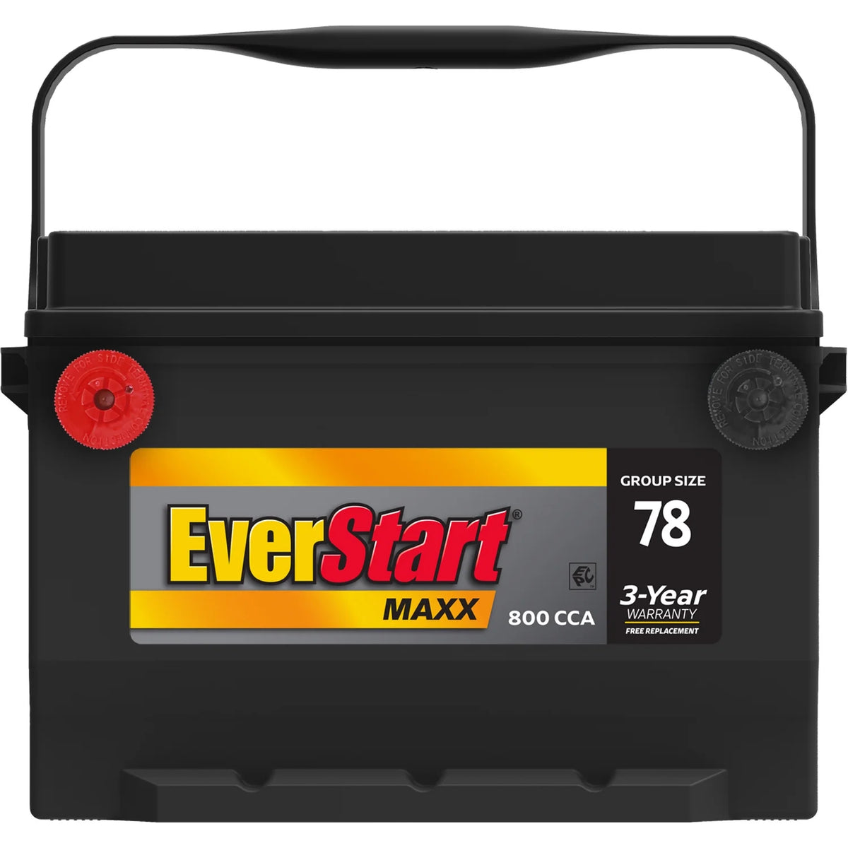 Lead Acid Automotive Battery, Group Size 78 12 Volt, 800 CCA N485582