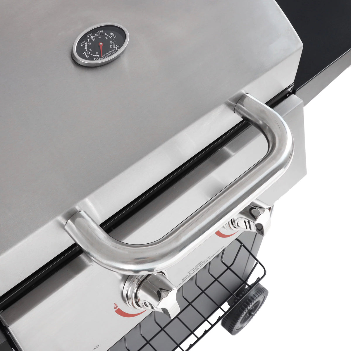 2-Burner Propane Gas Grill, Stainless and Black L15431