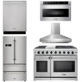 48 in. Gas Range, Range Hood, Dishwasher, Refrigerator, Microwave Drawer A263899