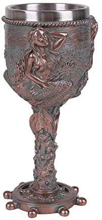 Mermaid Goblet 7.5" 5oz A154457
