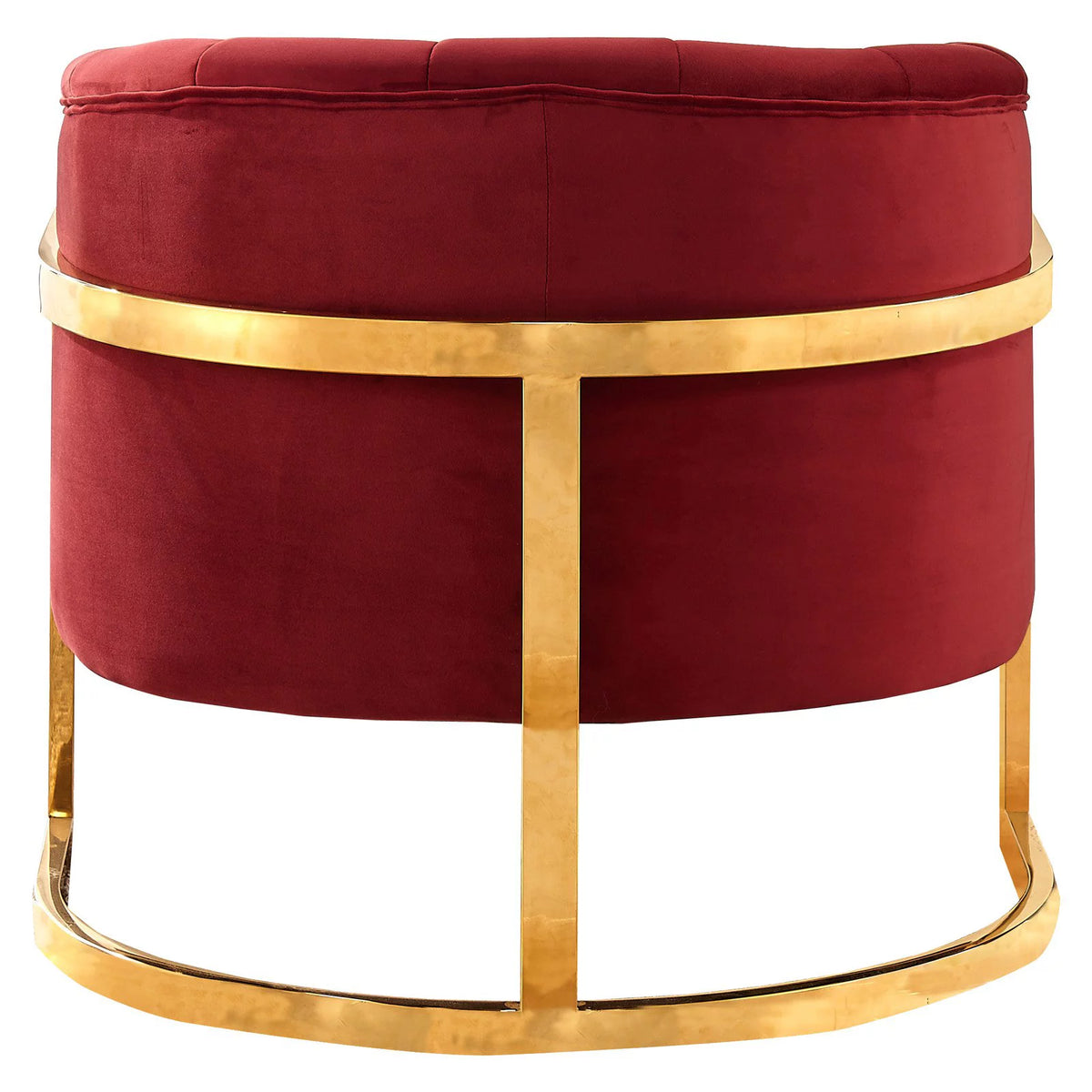 Green Velvet Accent Chair with Stainless Steel Base Z212258