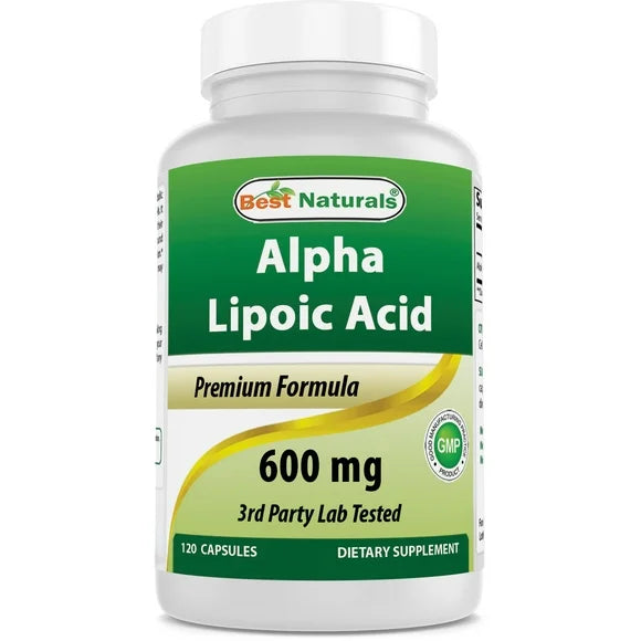 Alpha Lipoic Acid 600 mg 120 Capsules D796