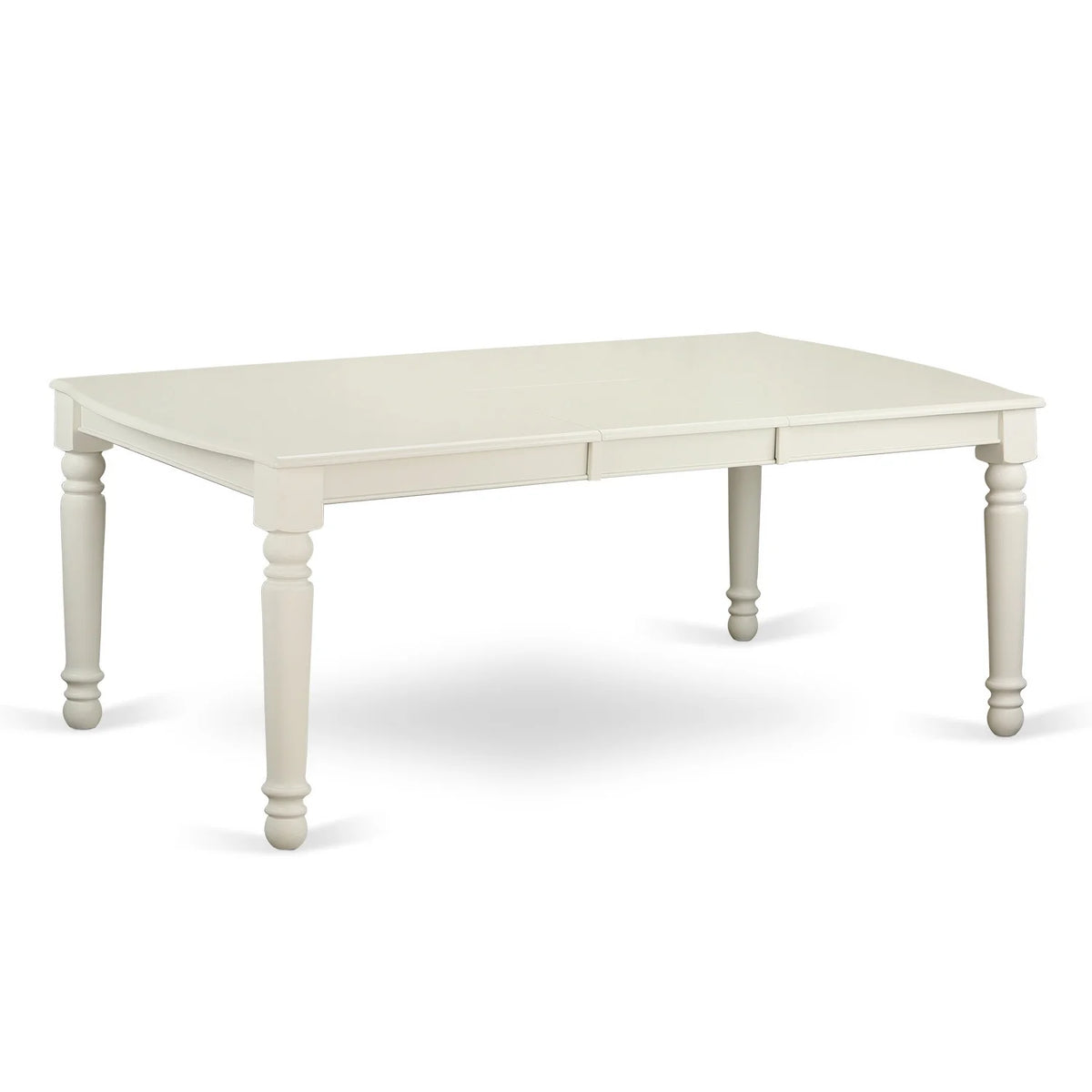 9 Pc Kitchen Table And Chair Set Linen White B39178