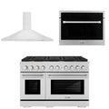 48 Gas Range, Range Hood and Microwave Oven D342783